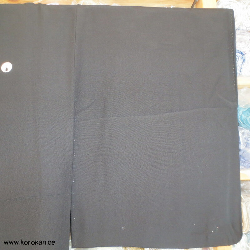 Tempellandschaft mit Stickerei Tomesode Kimono Seiden Kimono