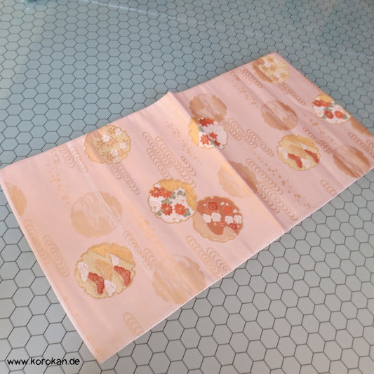 japanisches Fukusa Geschenktuch - aus einem Obi Seidenbrokat Rest