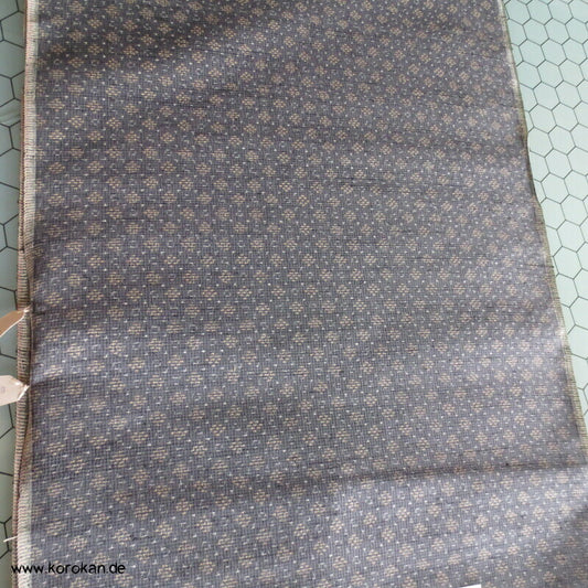 Tanmono Kimono Stoffrolle Tsumugi Seide Kasuri Karo