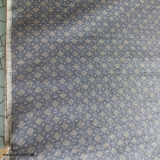 Tanmono Kimono Stoffrolle Tsumugi Seide Kasuri Karo