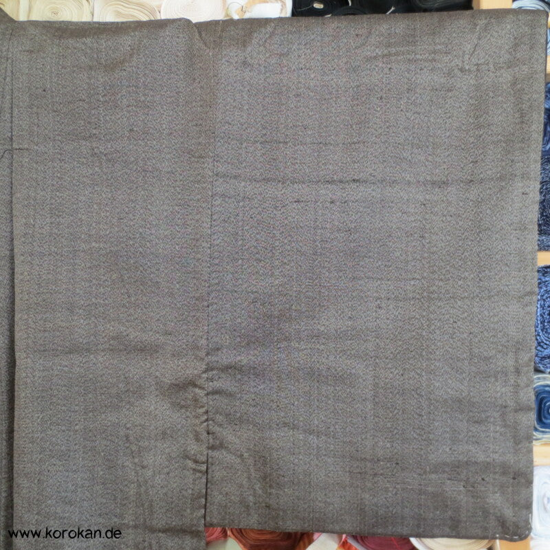 Tsumugi Hausmantel - Seide gepolsterter Komon Kimono