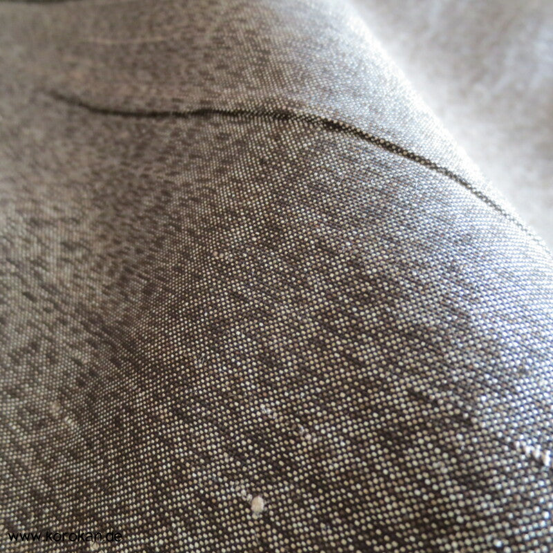 Tsumugi Hausmantel - Seide gepolsterter Komon Kimono