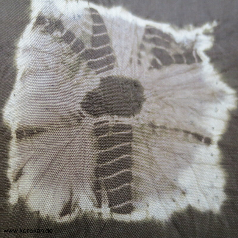 Shibori Batik Hausmantel - gepolsterter Juban Kimono