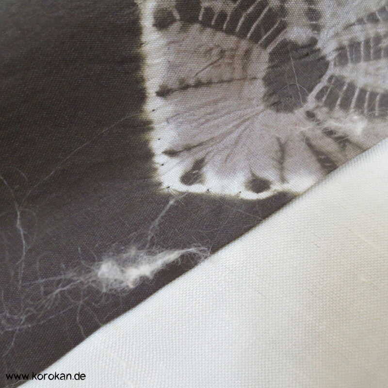 Shibori Batik Hausmantel - gepolsterter Juban Kimono
