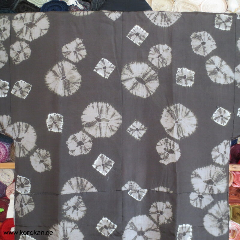 Shibori Batik Hausmantel - gepolsterter Juban Kimono