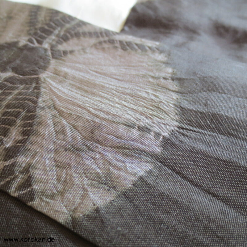 Shibori Batik Hausmantel - gepolsterter Juban Kimono