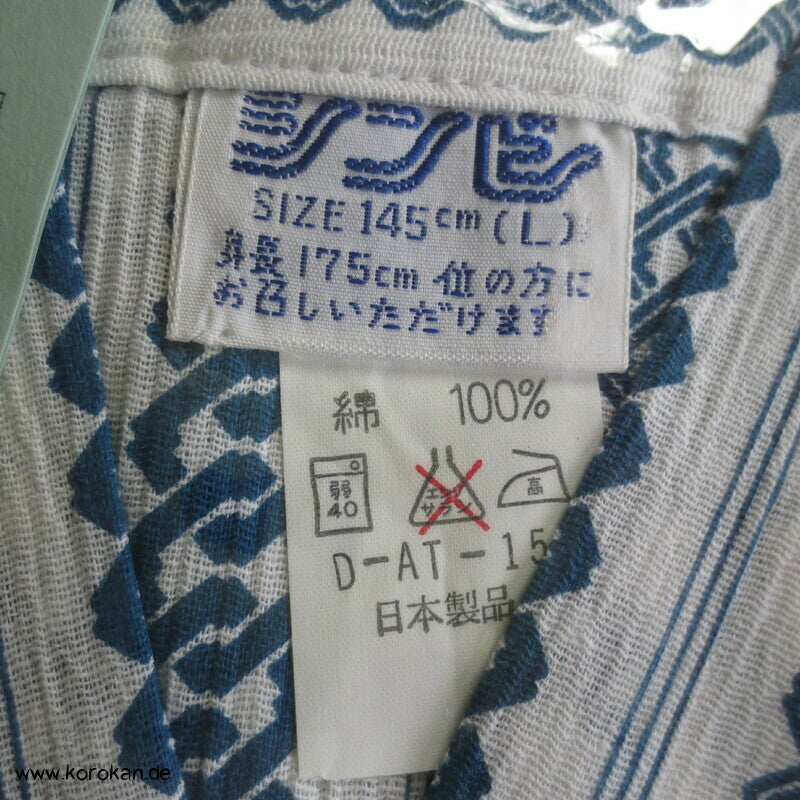 Nemaki Kettenmotiv Schlaf Kimono