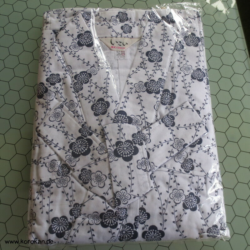 Nemaki Schlaf Kimono,, Sakura Blaudruck