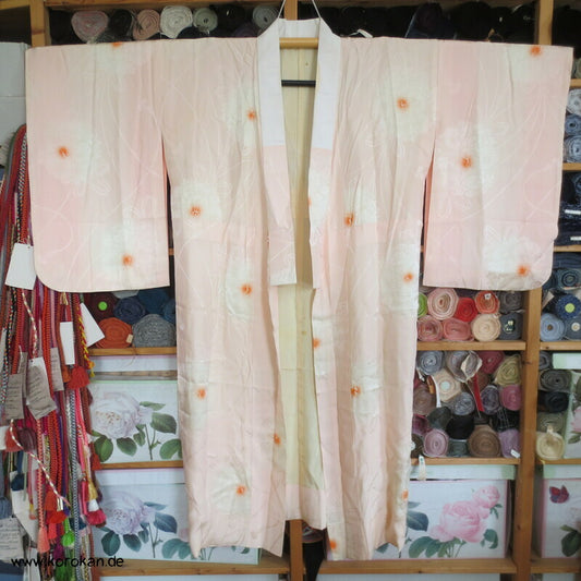 Kusudama Damast, Shibori Dots Seide, Juban Unterkimono