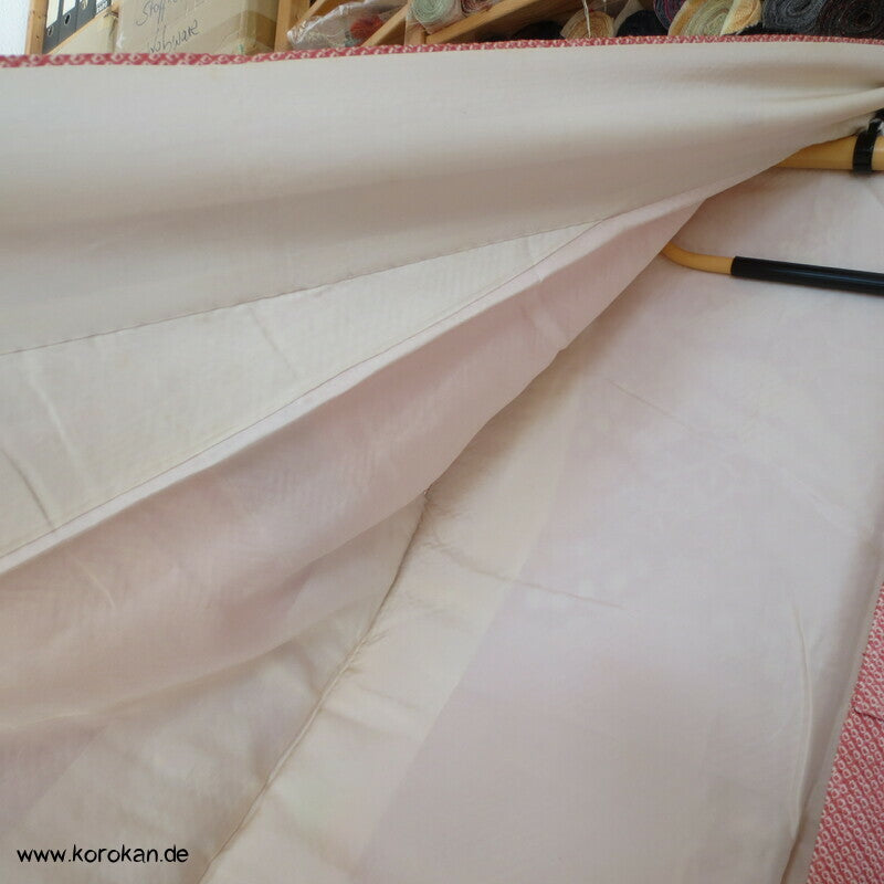 Homongi Seiden Kimono, Full Shibori Paulownia in altrosa