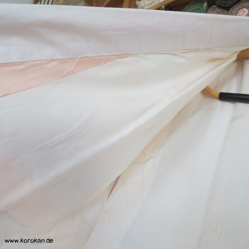 Shibori Elemente Päonien Seidendamast Juban Unterkimono