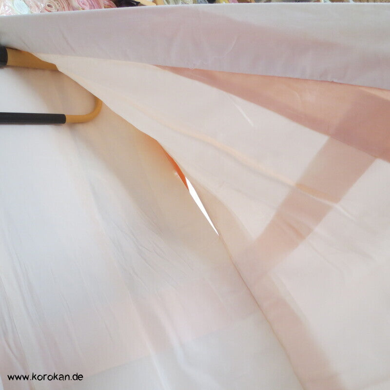 Shibori Elemente Päonien Seidendamast Juban Unterkimono