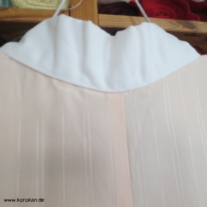 Shibori Elemente Päonien Seidendamast Juban Unterkimono