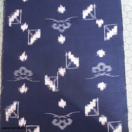 Pinien Kasuri Kimono Wolle Stoffrolle