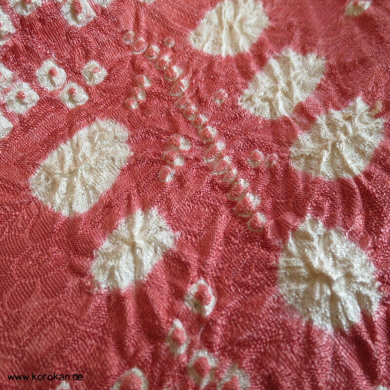 Homongi Seiden Kimono, Full Shibori Paulownia in altrosa
