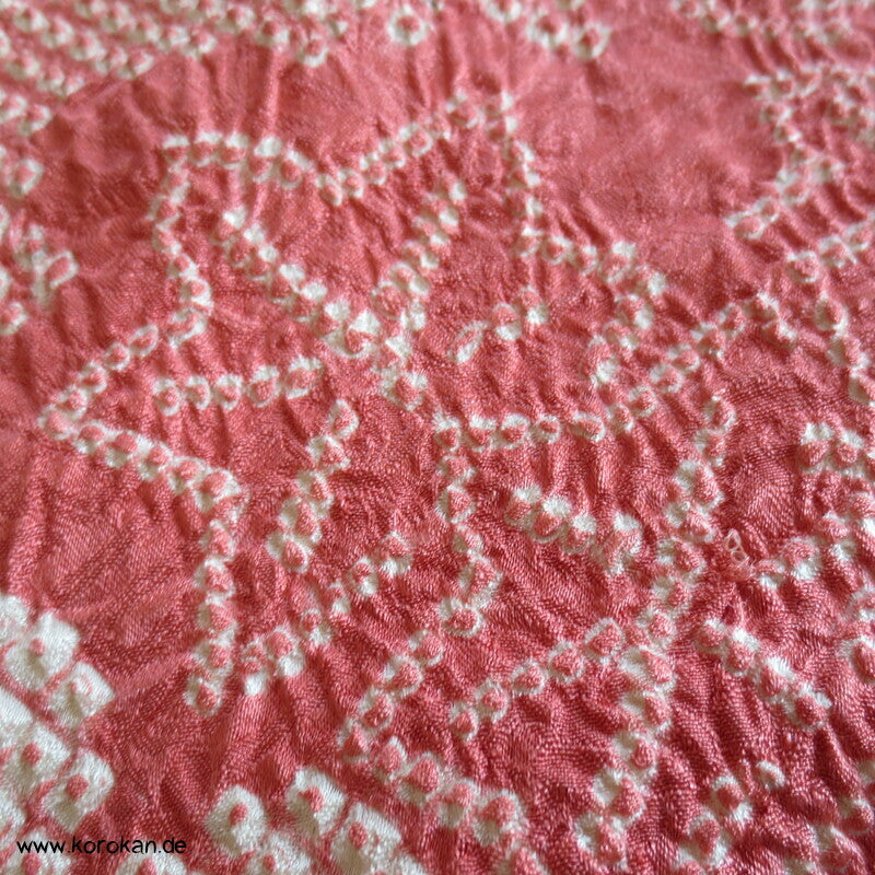 Homongi Seiden Kimono, Full Shibori Paulownia in altrosa