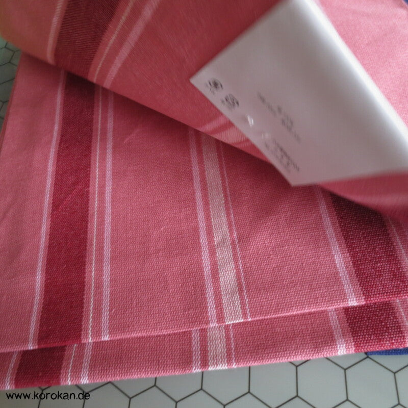 Streifen (Heko) Obi aus grob gewebtem Asa - Hanf