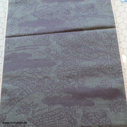 Tanmono Kimono Stoffrolle Tsumugi Seide Kasuri Landschaft