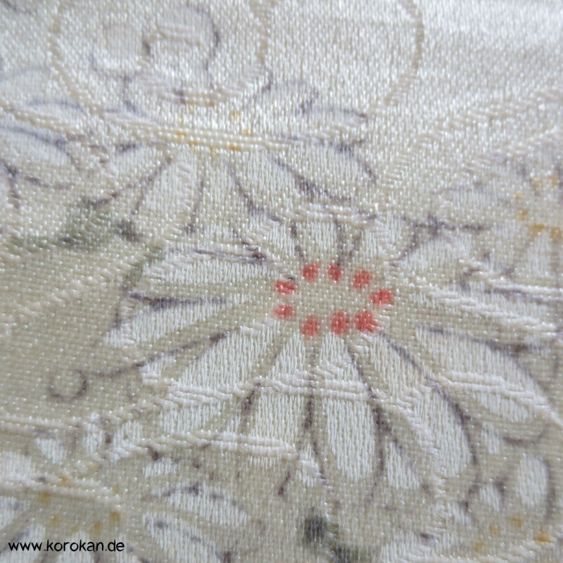 Schmetterling und Wellen Seide / Wolle Kimono Damast