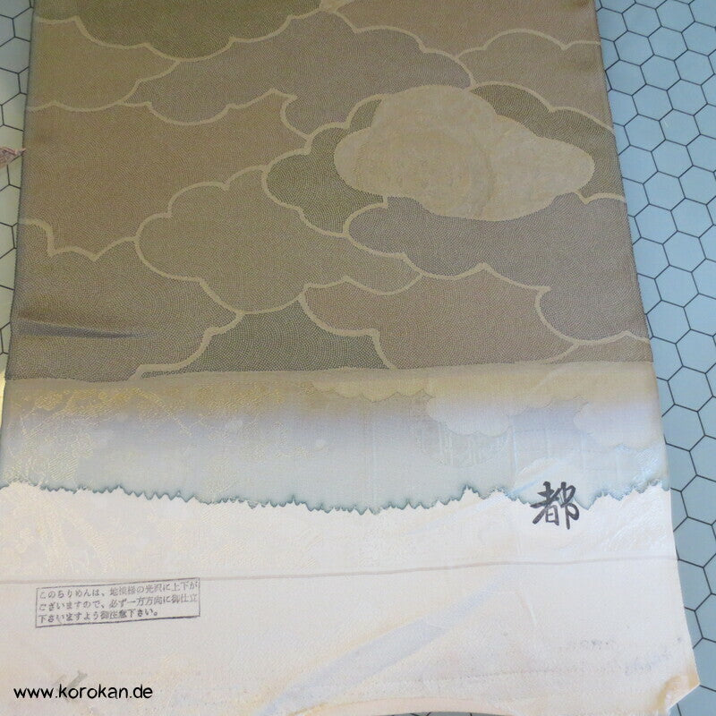 Wolken Kimono Rinzu Damast Kimono Seide