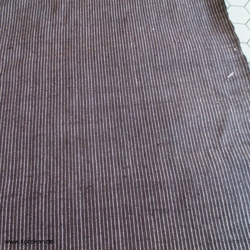 Nadelstreifen Kimono Hakama Stoffrolle, Baumwolle  / Seide