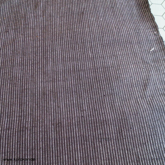 Nadelstreifen Kimono Hakama Stoffrolle, Baumwolle  / Seide