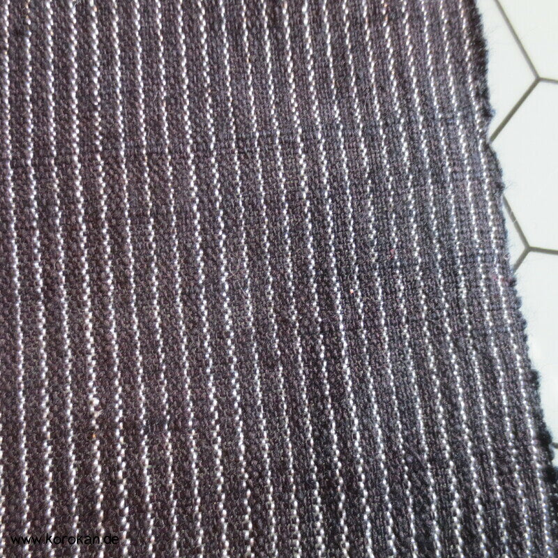 Nadelstreifen Kimono Hakama Stoffrolle, Baumwolle  / Seide