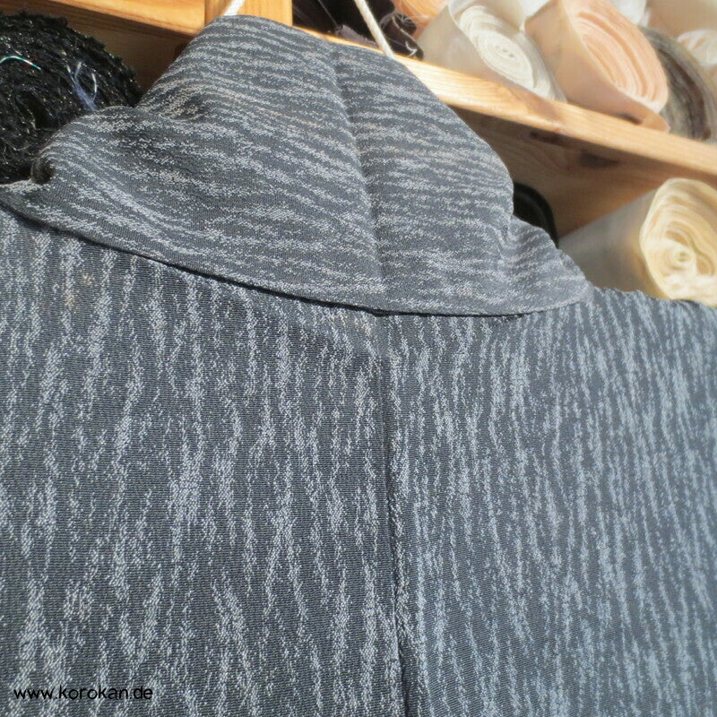 Baumborke grau melierter Komon Kimono