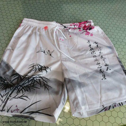 Shorts Bambus Sakura Kranich