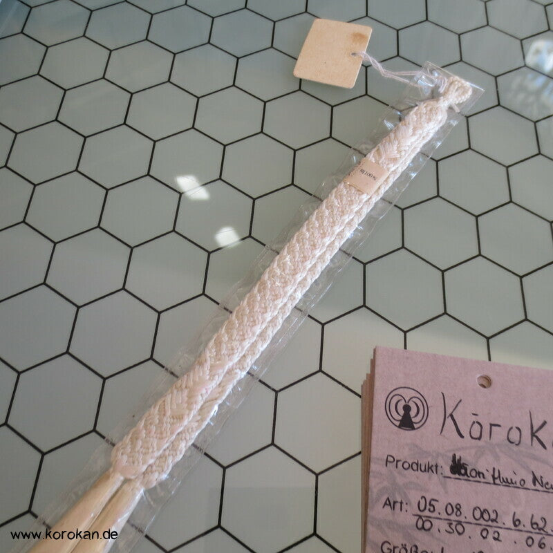 Haori Himo - neu und unbenutzt - Seide, weiß