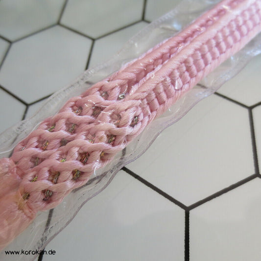 Haori Himo - neu und unbenutzt - Seide, rosa, glitzer
