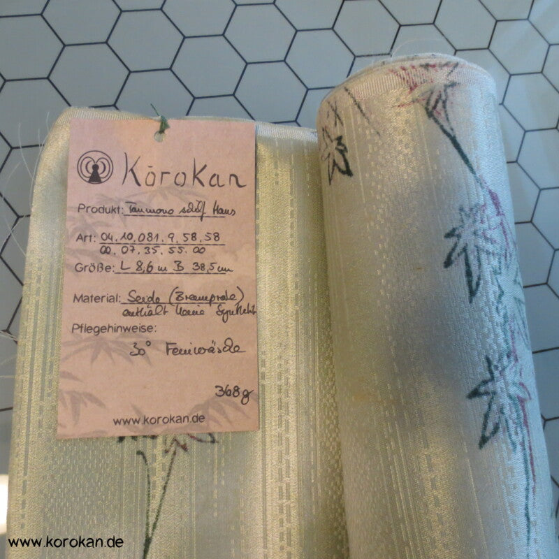 abstrahiertes Häusermuster Kimono Seide