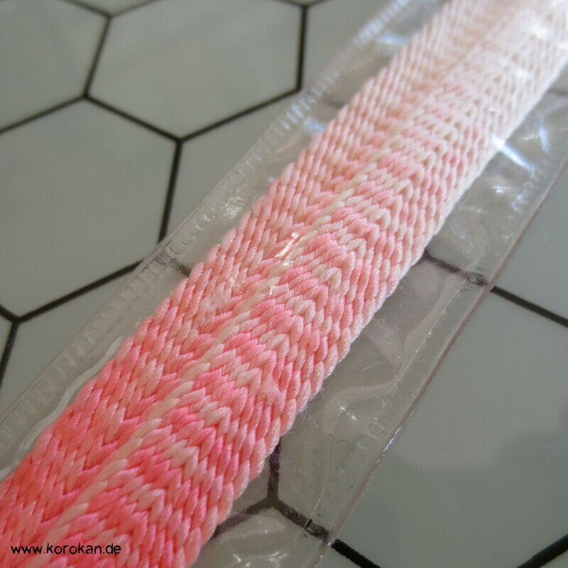 Haori Himo - neu und unbenutzt - Seide, Verlauf pink - weiß