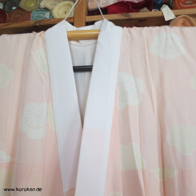 Ume Blüten Seidencrepe Juban Unterkimono