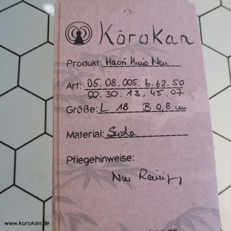 Haori Himo - neu und unbenutzt - Seide, Verlauf pink - weiß