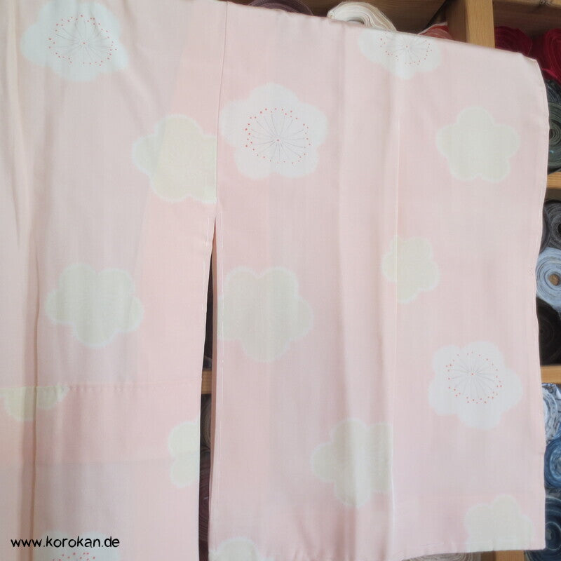 Ume Blüten Seidencrepe Juban Unterkimono