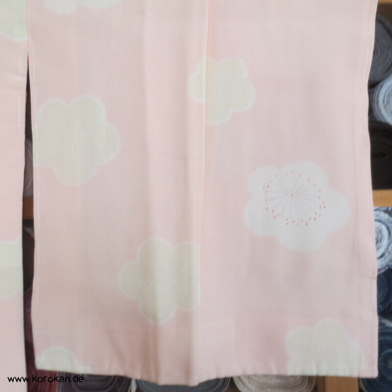 Ume Blüten Seidencrepe Juban Unterkimono