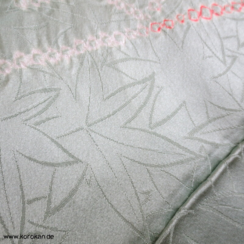 Ahornblätter Shibori Seiden Komon Kimono