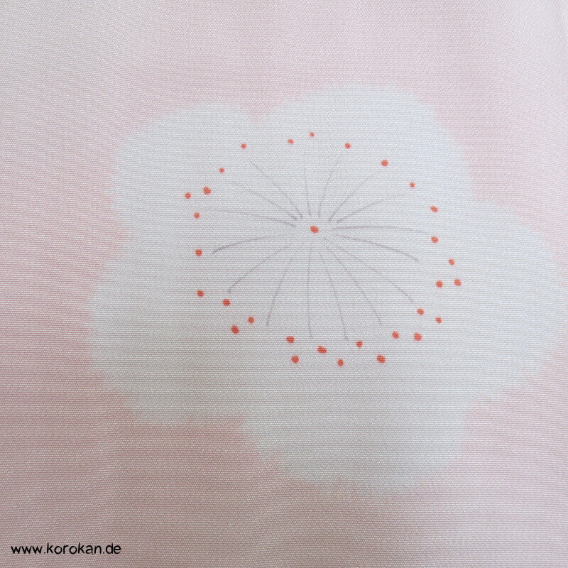 Ume Blüten Seidencrepe Juban Unterkimono