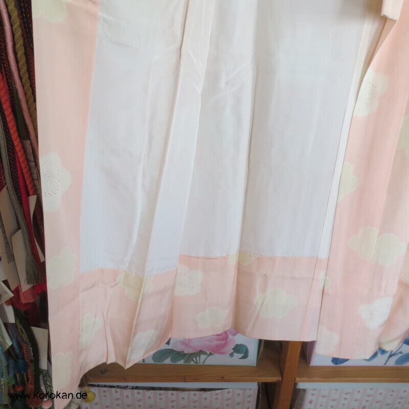 Ume Blüten Seidencrepe Juban Unterkimono