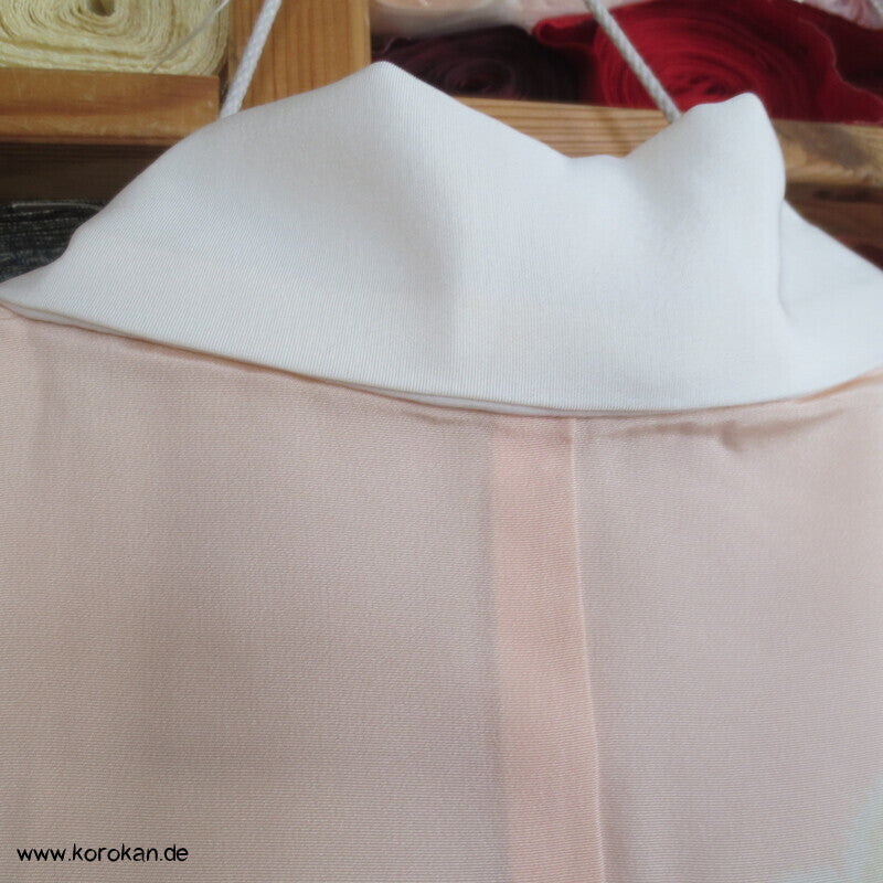 Ume Blüten Seidencrepe Juban Unterkimono