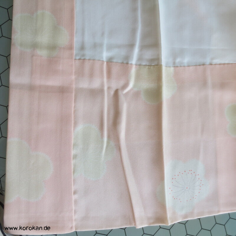 Ume Blüten Seidencrepe Juban Unterkimono