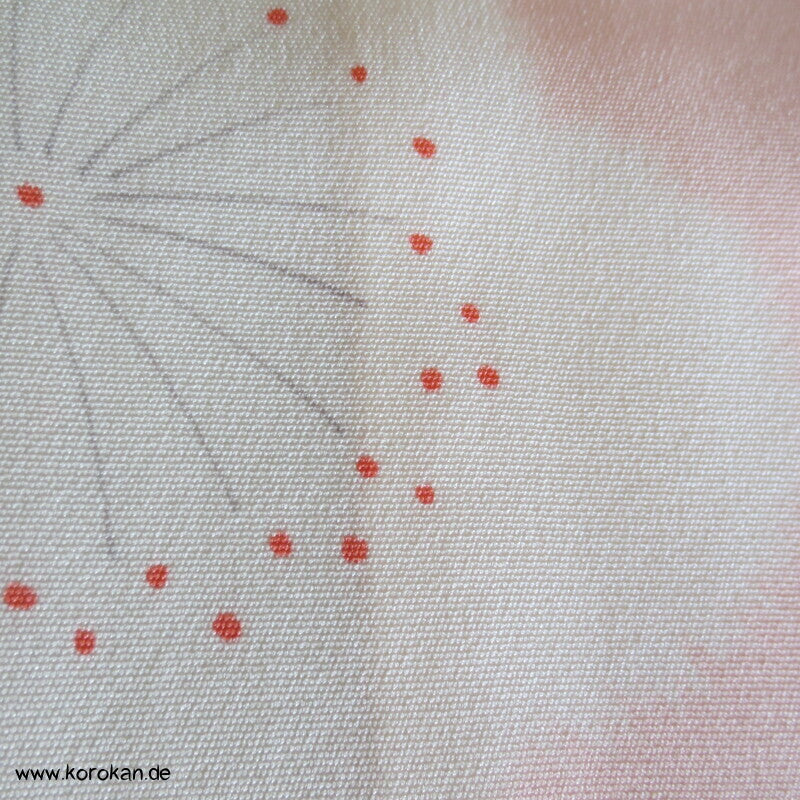 Ume Blüten Seidencrepe Juban Unterkimono