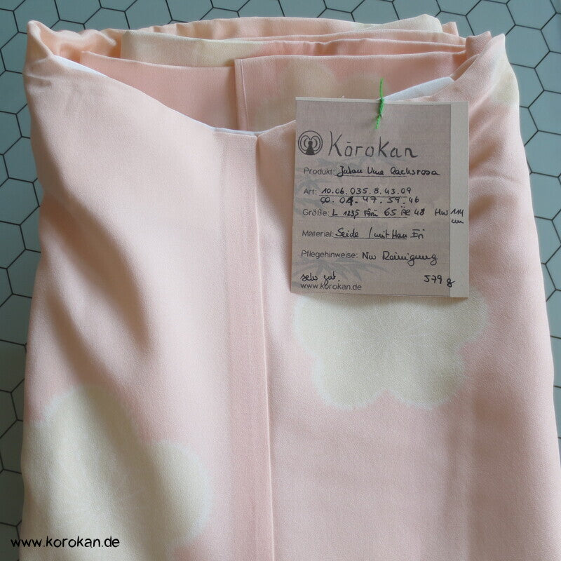 Ume Blüten Seidencrepe Juban Unterkimono
