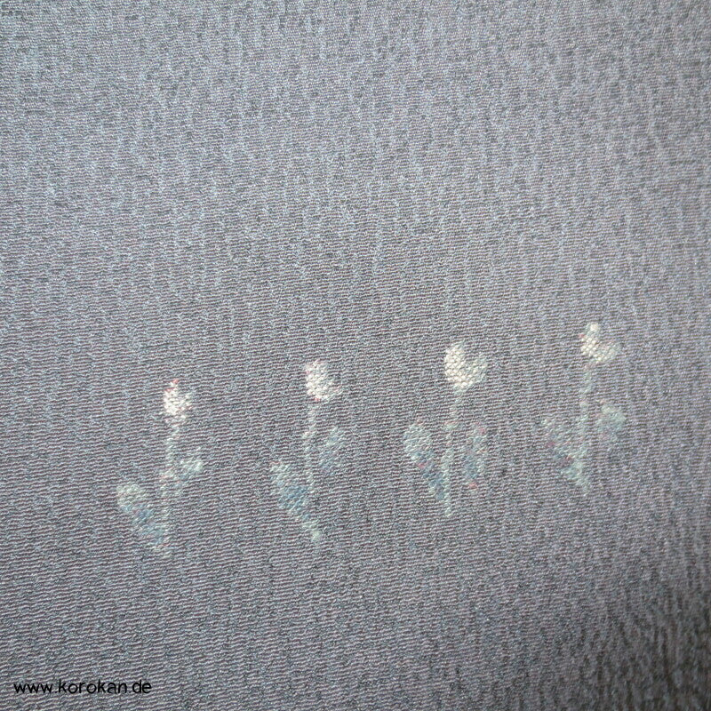 Blumen Kimono Seiden Kimono Jacquard Decoupé