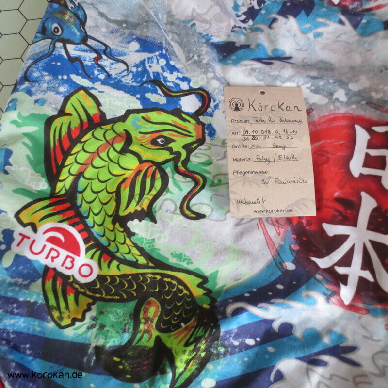Sport Badeanzug von Turbo mit Koi und Japan Motiven