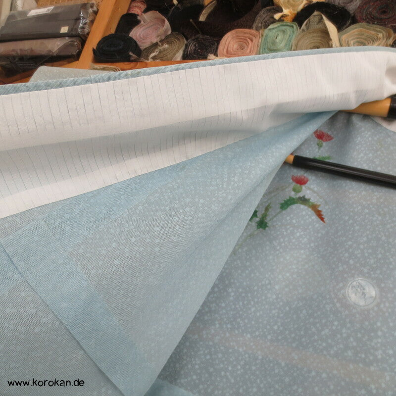 bunte Disteln Hitoe Homongi Kimono