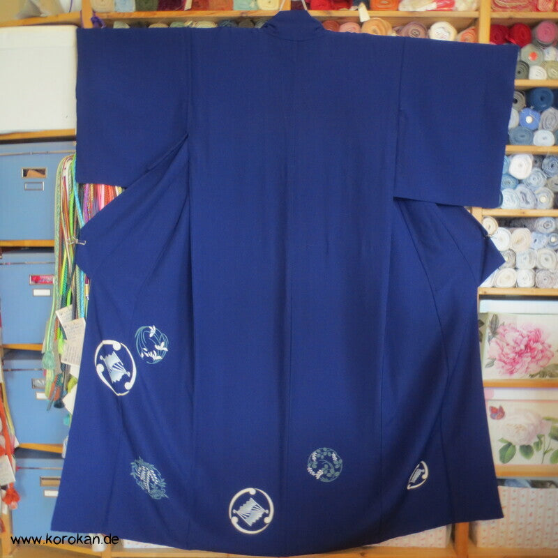 Mustermon Hitoe Iro Tomesode Crepe Kimono, zwitter