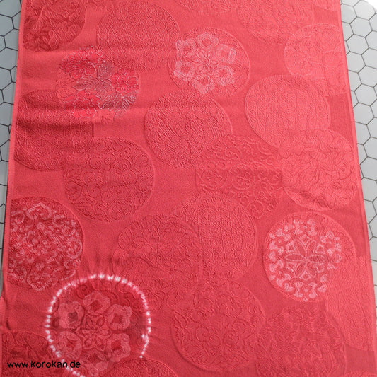 Shibori Spiegel Kimono Seiden Damast Stoffrolle