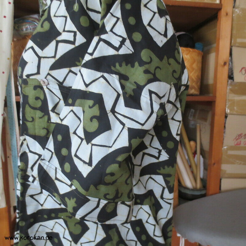 Hawai Herrenhemd aus afrikanischer Baumwolle, fein und leicht, Gr. L